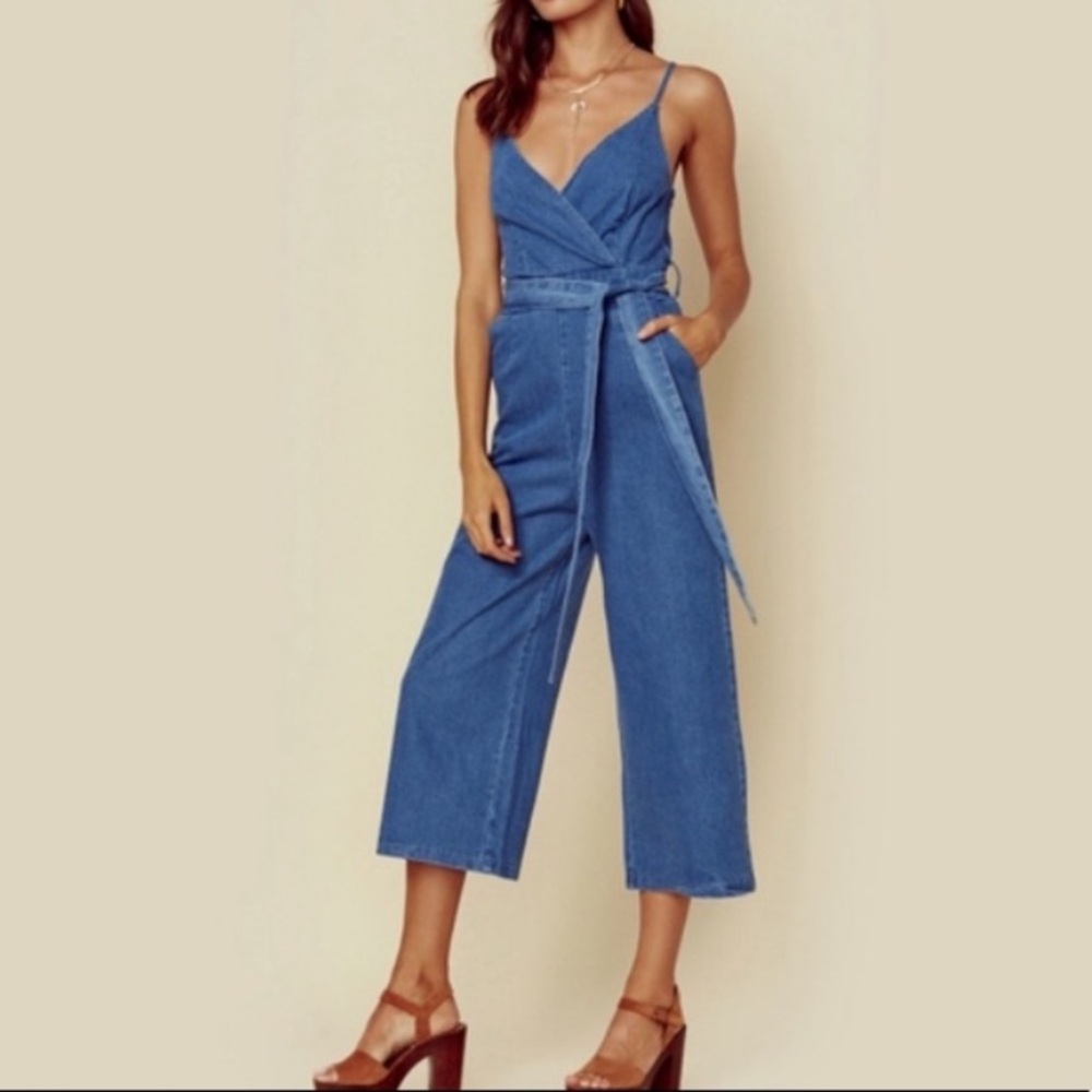 Sage The Label Denim Jumpsuit